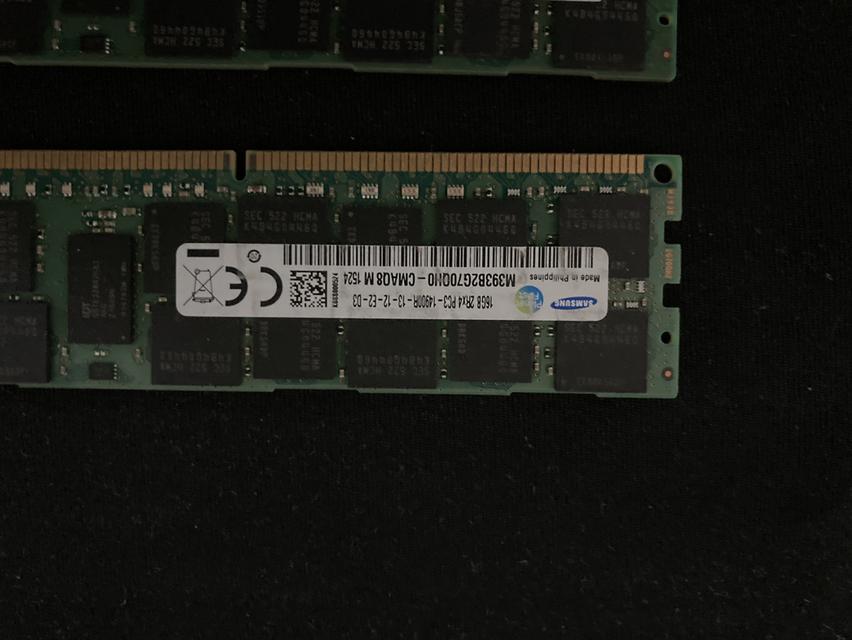 ขายแรม Sever 16 GB Bus 1600 Sumsung  2 ตัว 2