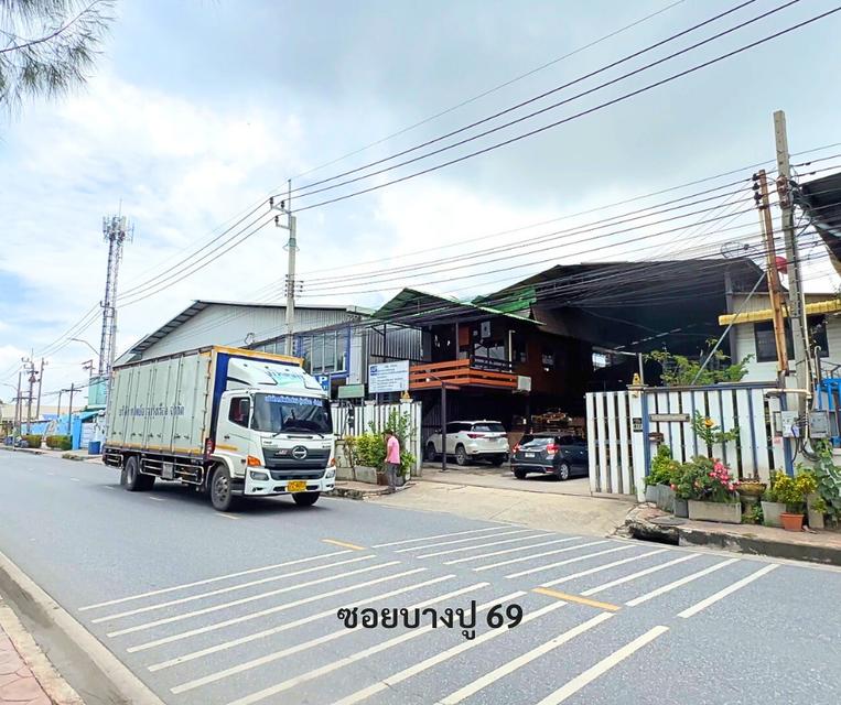 โกดังบางปู69 ใกล้นิคมบางปู พื้นที่สีม่วงทำโรงงานได้ 2