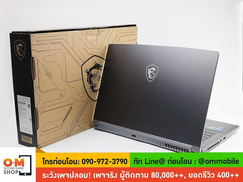 ขาย/แลก MSI Thin 15 B13UCX-1610TH /i5-13420H /Ram8 /SSD512 /RTX2050 ศูนย์ไทย ประกันศูนย์ สวยมาก ครบกล่อง เพียง 15,990 บาท 1