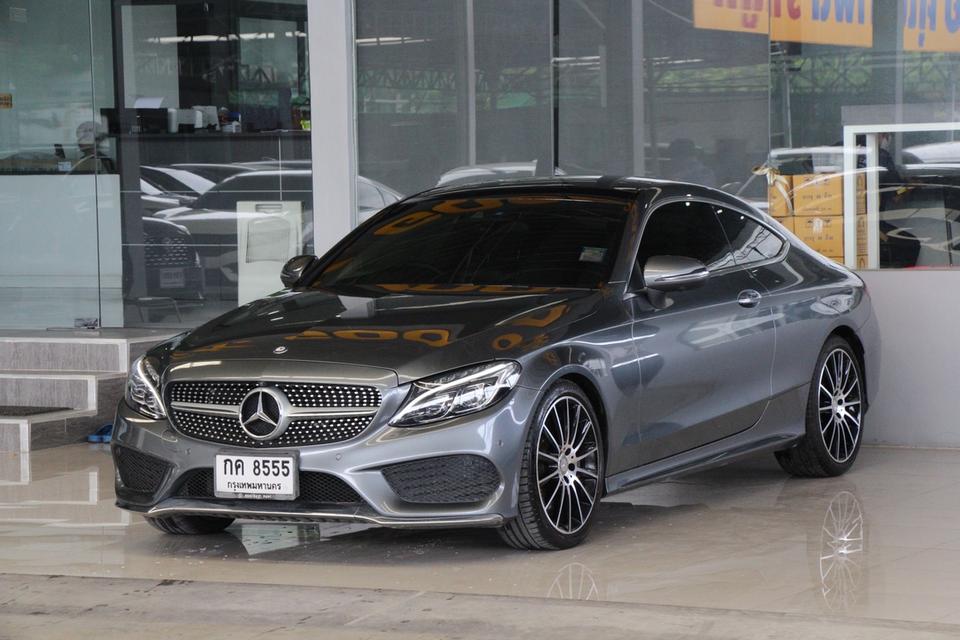 รหัสรถ TKG8555 MERCEDES BENZ C250 COUPE 2.0 AMG DYNAMIC ปี 2017