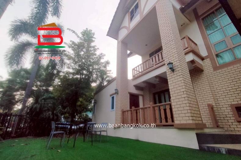 บ้านเดี่ยว หลังมุม โครงการ พฤกษ์ภิรมย์ รีเจ้นท์ เกษตร-นวมินทร์ เนื้อที่ 105.8 ตรว. ถนนรามอินทรา เขตบางเขน 5