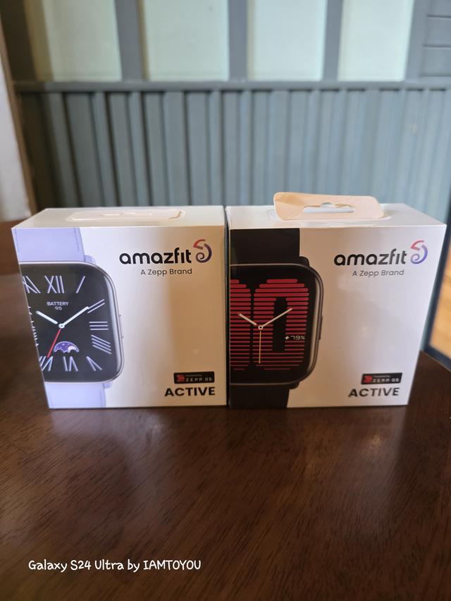 [ของใหม่/เคลียร์สต๊อก] Amazfit Active มี 2 สี ดำ/ม่วง ปกติ 4,990 บาท 2