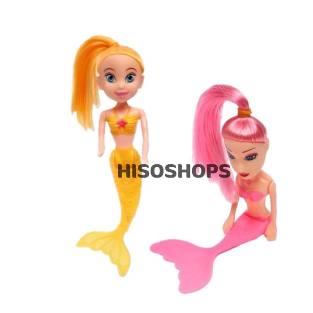 Mini Mermaid doll ตุ๊กตานางเงือกสาวสวย นั่งได้ เล่นง่าย เก็บสะดวก ตุ๊กตาน่ารักๆเหมาะให้สะสม