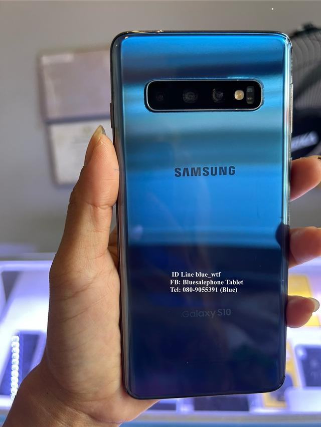 Samsung S10 จอAmoled 6.1นิ้ว ภาพสีสวย Rom128 Ram8 โหลดได้ทุกแอพ ใช้งานปกติหมด ได้ทุกซิม สภาพสวย
