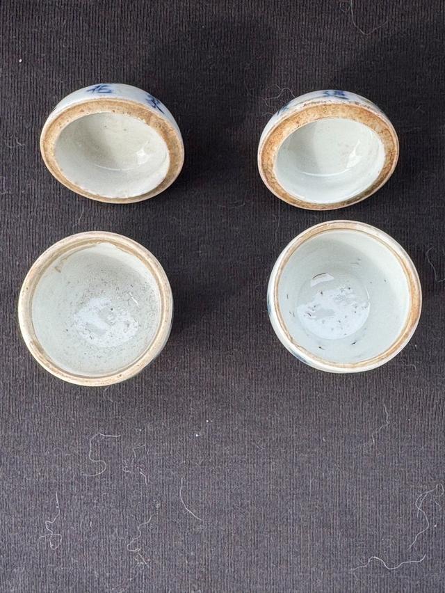 ของสะสมโบราณ เซตขวดนัดยาคู่แฝดเนื้อกระเบื้องลายครามจีนโบราณ" อายุราว ๆ 100 ปี (ช่วงปลายราชวงศ์ชิงถึงยุคสาธารณรัฐจีน) รูปที่ 5