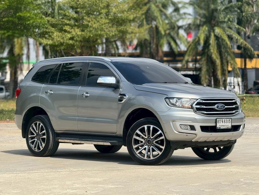 FORD EVEREST Wagon 4dr Titanium+ 7st Auto 6sp RWD 2.2DC (Mnc) Y19. สีเทา เกียร์ออโต้ 19