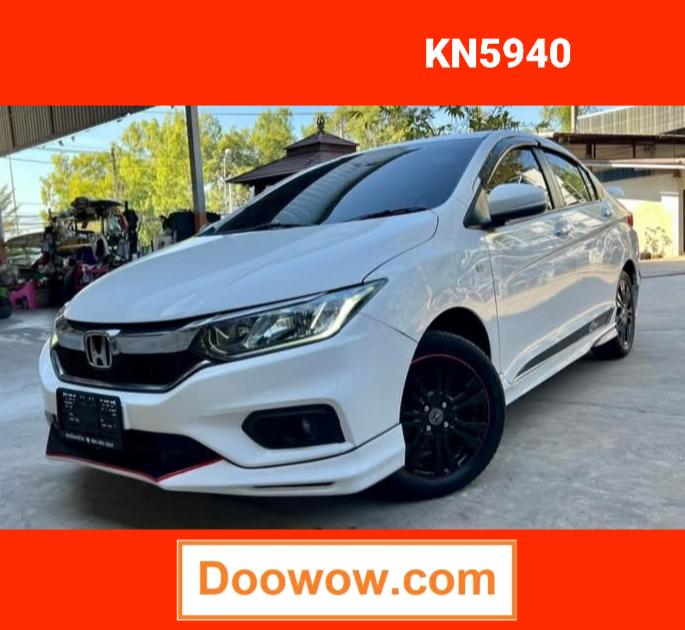 รถมือสองขอนแก่น Honda City 1.5S เกียร์ออโต้ ปี 2018 doowow