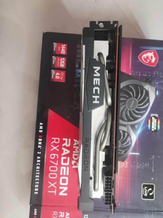 การ์ดจอ MSI AMD RX 6700XT DDR6 Ram 12GB 2