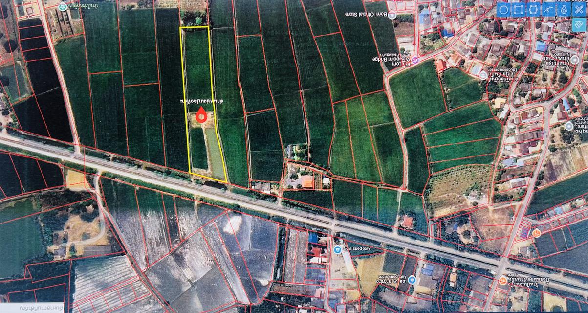 ขายที่ดิน 7 ไร่ 2 งาน 43 ตารางวา ต ท่าผา อ บ้านโป่ง จ ราชบุรี 2