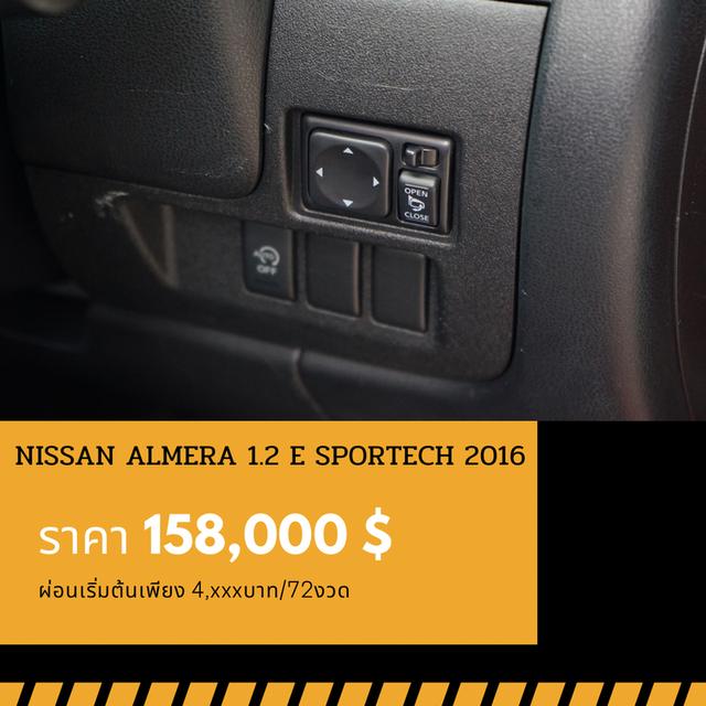🚩NISSAN ALMERA 1.2 E SPORTECH 2016 5
