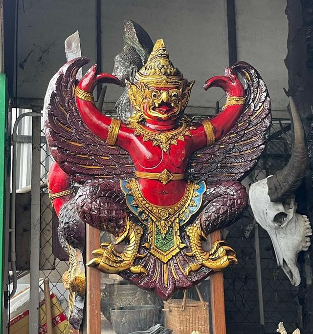 พญาครุฑ ครุฑหน้าดุ พญาครุฑหน้ายักษ์ ขนาด65ซม 2