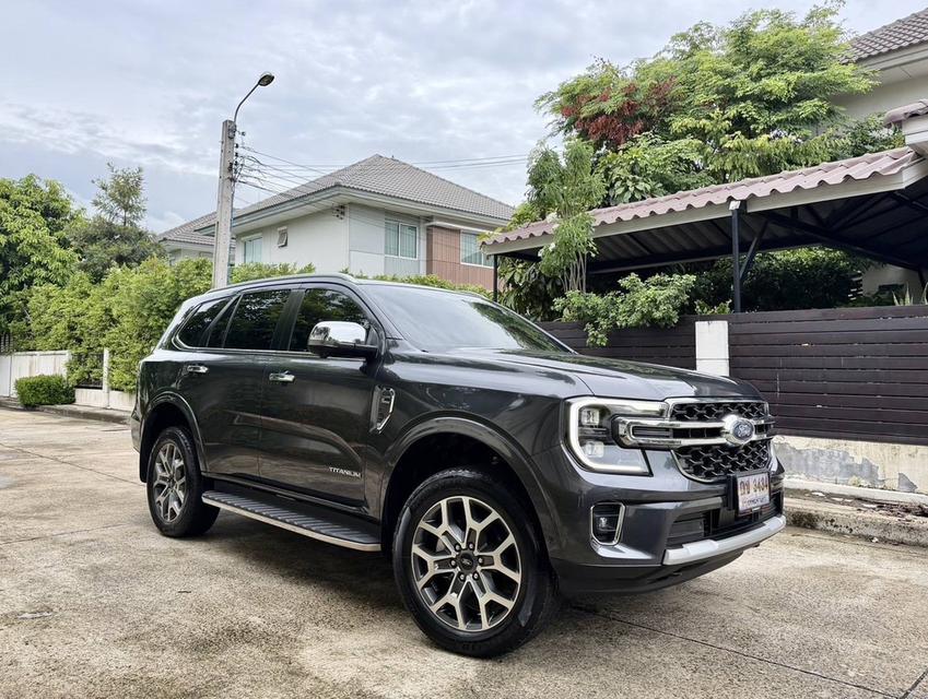 FORD #EVEREST 2.0 BI TURBO TITANIUM PLUS 4WD Top ปี24 สีเทา