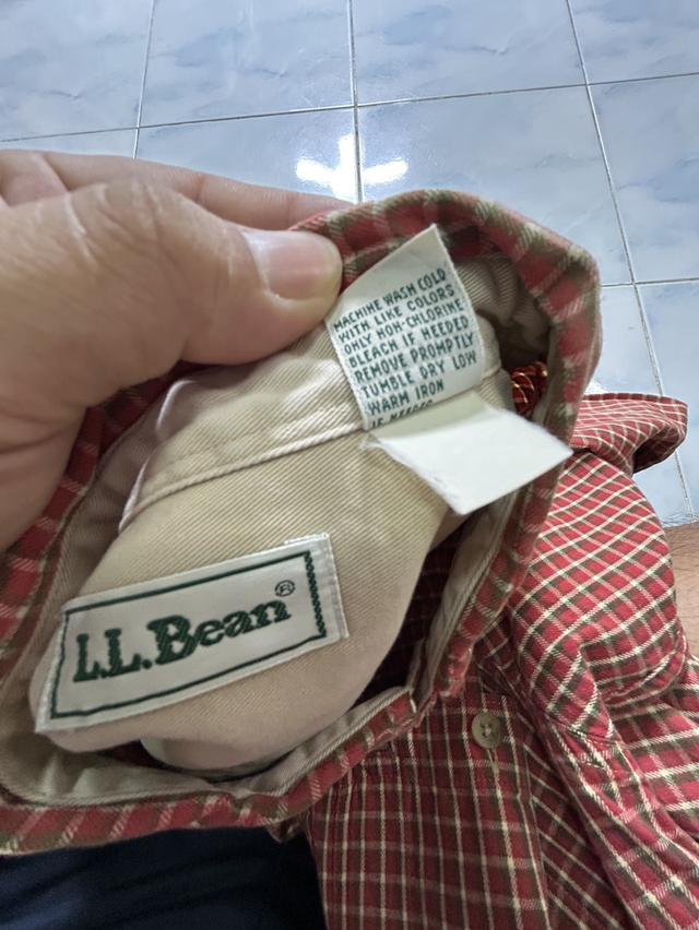 Vintage 90s/Y2K L.L.Bean Plaid Shirt - งานแบรนด์ระดับตํานาน สภาพกริ๊ป ✨