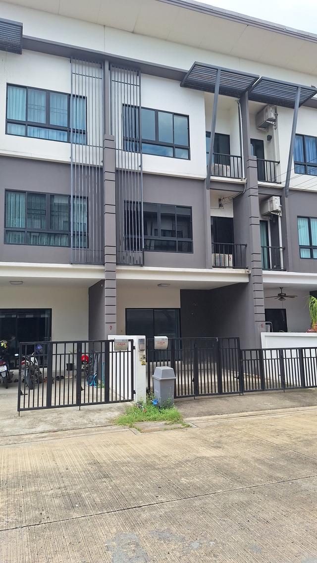 ให้เช่าทาวน์เฮ้าส์ คาซ่า ซิตี้ วงแหวน ลำลูกกา ติดถนนลำลูกกา 1