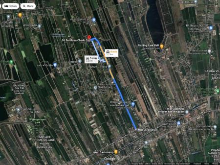 ขาย ที่ดิน ซอยแบนชะโด 3 คลองสามวา มีนบุรี 375 ตร.วา เหมาะทำโกดัง ฟาร์มผัก บ้านพักอาศัย 4