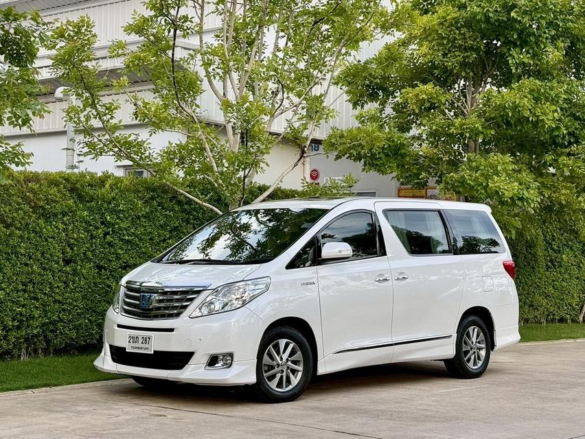 รหัสรถ CH287 TOYOTA ALPHARD  2.4 เบนซินไฟฟ้า ปี 2013