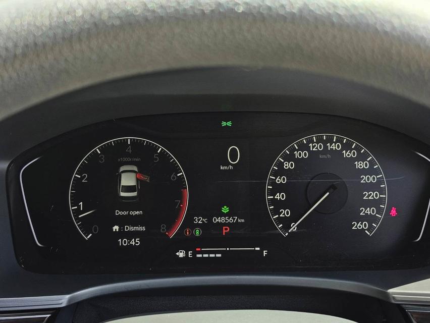 NEW HONDA CIVIC FE Sedan 4dr EL CVT FWD 1.5 Y22. สีเทา    เกียร์ออโต้  13