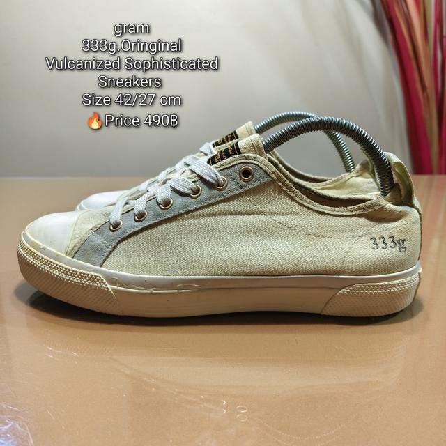 gram333g.OringinalVulcanized Sophisticated Sneakers Size 42/27 cm🔥Price 490฿