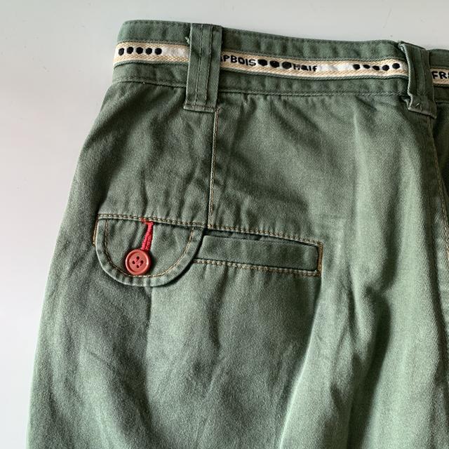 FRAPBOIS half Chino Pant สี Olive Green รูปที่ 14
