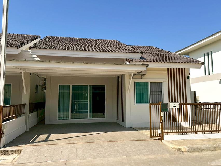 🏡 บ้านเดี่ยวชั้นเดียวให้เช่า ในโครงการปลอดภัย 24 ชม. เฟอร์ครบ ใกล้เมือง 1