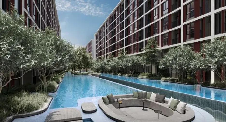 ให้เช่าคอนโด นิวคอร์ คูคตสเตชั่น ติดสถานีรถไฟฟ้าคูคตสเตชั่น ขนาด27 ตรม ขนาด 1 ห้องนอน 1ห้องน้ำ 1ห้องนั่งเล่น 1 ห้องครัว 14