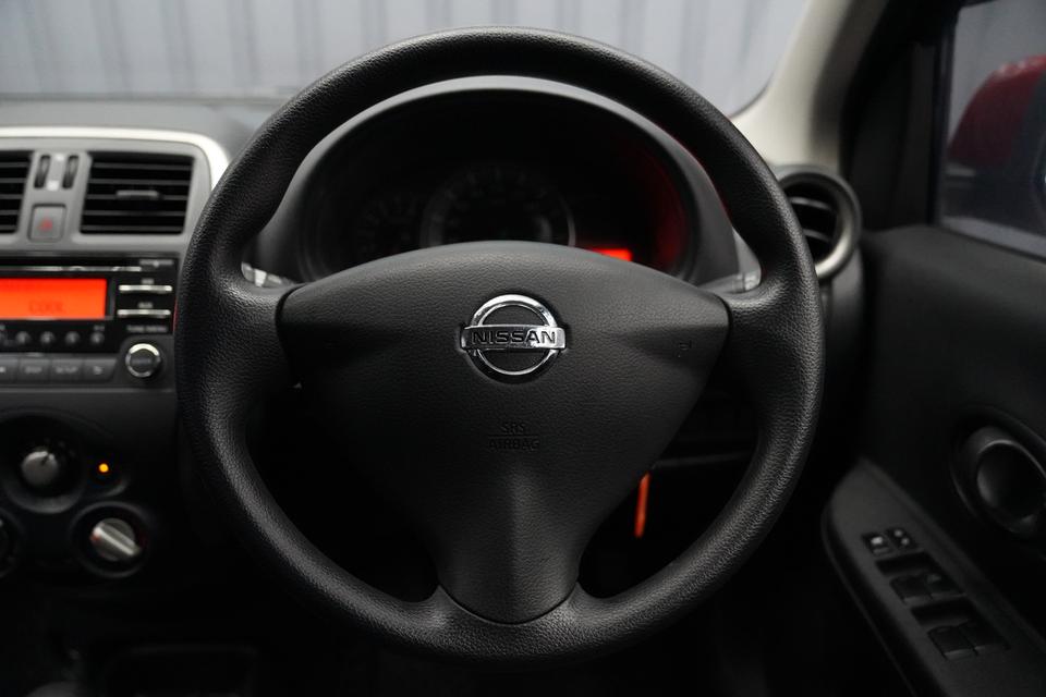 NISSAN MARCH 1.2 E CVT AT ปี 2018 สี แดง ไมล์น้อย พร้อมขับ โทร. 0922639576 เอ๋ 7
