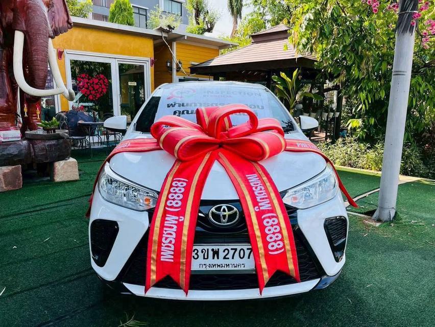 TOYOTA YARIS ENTRYเครื่อง1.2cc. AUTO ปี 2022 ~เลขไมล์: 100%คะ ~ระบบเชื้อเพลิง: ใช้ได้ 2 ระบบ เบนซิน + LPG (ป