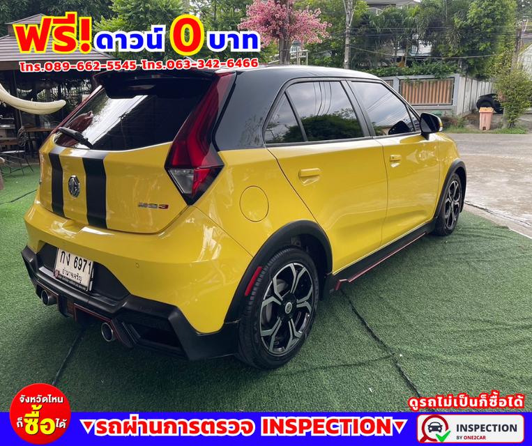 🌟ปี2022 MG MG3 1.5  X  มีซันรูฟ  🌟ไมล์แท้ 8,xxx กม.  🌟มีรับประกันศูนย์ ถึง2025 6