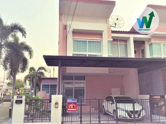 บ้านให้เช่าหลังมุม 3 ห้องนอน 3 ห้องน้ำ 3 แอร์ 2 ที่จอดรถ ตกแต่งสวยมาก พร้อมเฟอร์นิเจอร์ ใกล้รถไฟฟ้าสถานีคปอ.