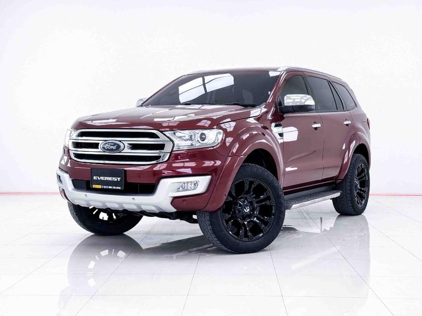 FORD EVEREST 3.2 TITANIUM PLUS 4WD เกียร์ AT ปี 2015 สีแดงเลขไมล์ 276,727 กมราคา 489,000 บาทโทร 0929699899 6B819