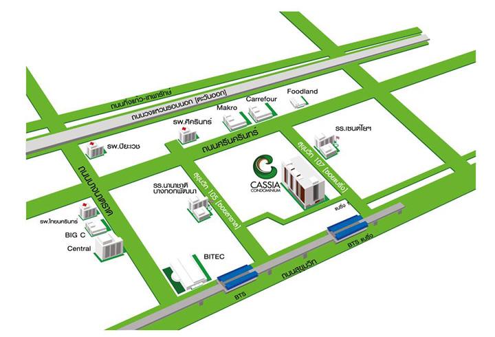 ขายคอนโดลงทุน ต่ำกว่าล้าน แคสเซีย สุขุมวิท 107 แบริ่ง ห้องมุม ชั้น 5 วิวโล่งสวย เฟอร์ครบ พร้อมอยู่ ใกล้ MRT BTS เซนต์โยเซฟบางนา St. Andrews 10