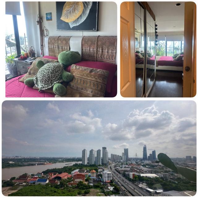 ลุมพินี เพลส นราธิวาส-เจ้าพระยา ห้องใหญ่ 99 ตรม 3 นอน 2 น้ำ 1 ห้องครัว ชั้น23 วิวแม่น้ำ ตกแต่งครบ 4