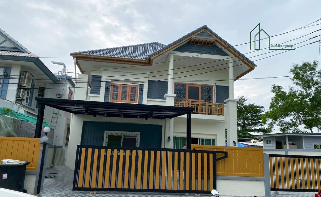 บ้านเดี่ยวหลังใหญ่ 63 ตรว. หมู่บ้านฟลอร่าวิลล์ สุวินทวงศ์ เฟส 7 หลังริม รีโนเวทใหม่ทั้งหลัง  13