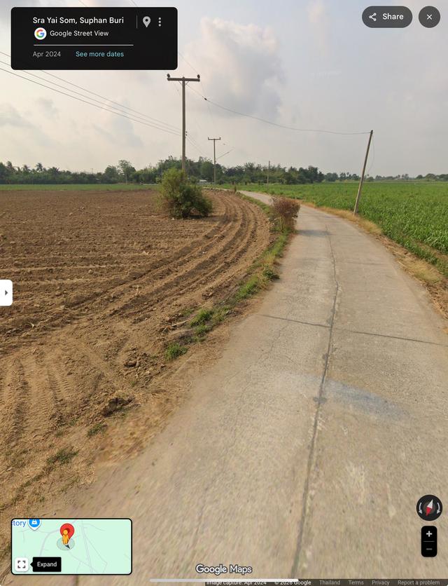 ที่ดินทำเลดี8ไร่เหมาะกับการทำการเกษตร ซื้อเก็บหรือปล่อยต่อในอนาคต 2