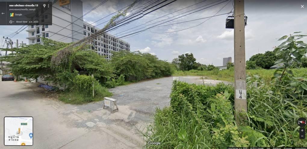 Owner Post (เจ้าของขายเอง )  ขายที่ดินเปล่าติดถนน 1 ไร่ 25 ตร.วา ใกล้สถานีรถไฟฟ้า ปากซอยแจ้งวัฒนะ 13 4