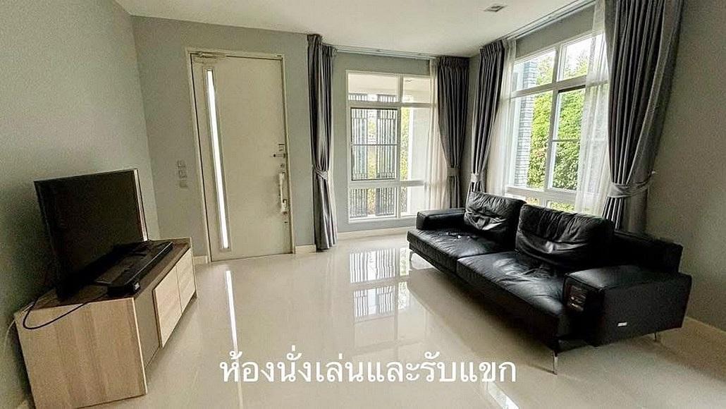 หมู่บ้านมัณฑนา เลค วัชรพล ขายบ้านเดี่ยว 120 ตารางวา 4 ห้องนอน 5 ห้องน้ำ จอดรถ 6 คัน ใกล้ทางด่วน ด่านสุขาภิบาล 5 5