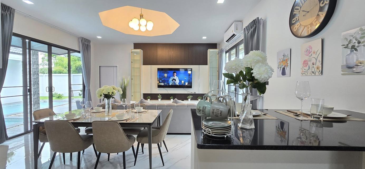 For rent pool villa Pattaya nearly Mapprachan lake  8