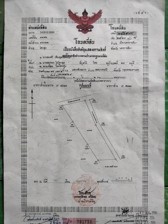 ขายที่ดินบึงทับช้าง โคกสูง 1ไร่2งาน78ตรว.มีโฉนดพร้อมโอน 1