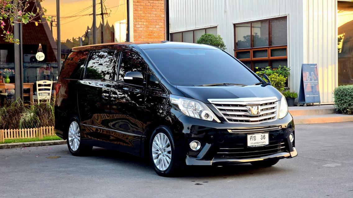 รหัสรถ WB36 Toyota Alphard 2.4 SC Package  ปี 2012 รุ่นTopสุด (Monorchange แล้ว )