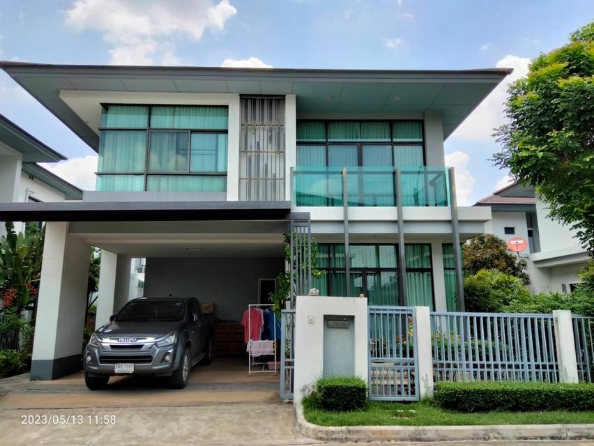 บ้านเดี่ยวโครงการเศรษฐสิริ แจ้งวัฒนะ-ประชาชื่น เดินทางสะดวกขึ้นทางด่วนได้ไม่ต้องออกถนนใหญ่ ใกล้รถไฟฟ้าสองสาย 1