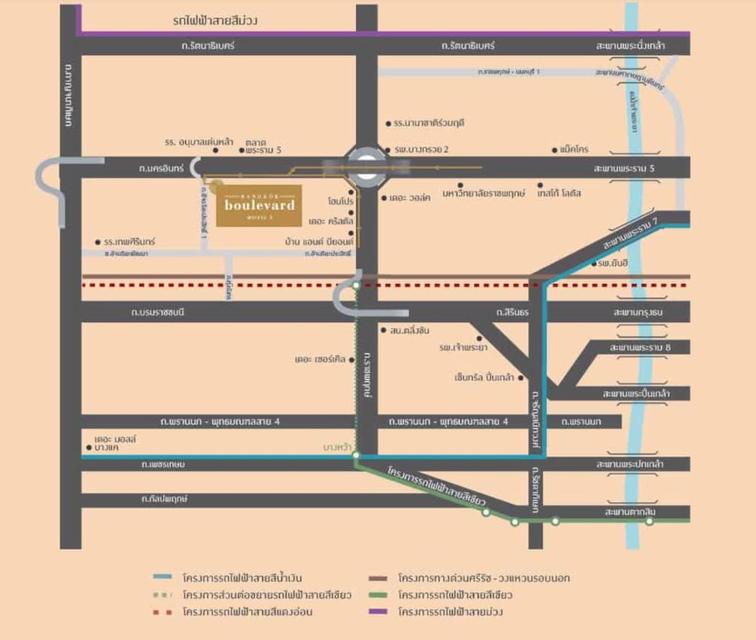 ขายบ้านเดี่ยว 2 ชั้น บางกอกบูเลอวาร์ด พระราม 5 หันหน้าทิศใต้ ใกล้โรงเรียนเด่นหล้า 15