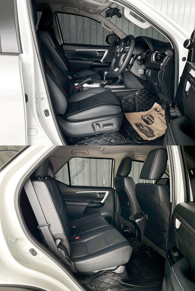 สภาพป้ายแดง *เลขไมล์ 24,xxx km. ฟรีดาวน์จัดได้เต็ม รถบ้านสภาพดี Toyota Fortuner 2.4G LEADER รูปที่ 9