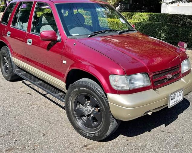 1996 Kia Sportage สีแดง