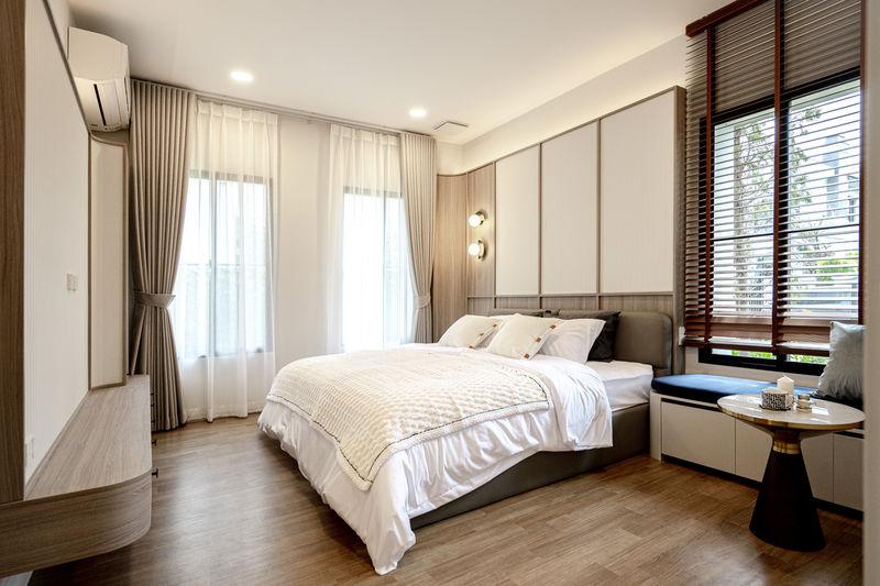 ให้เช่าบ้านเดี่ยวหรู | Nantawan Rama 9 – New Krungthep Kreetha  บ้านเดี่ยวระดับ Luxury พร้อมอยู่ ทำเลกรุงเทพกรีฑาใหม่ พื้นที่กว้าง ฟังก์ชันครบ 7