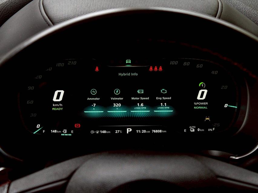 MG HS 1.5 X PHEV ปี 2021 โฉม ปี19-ปัจจุบัน สีดำ เกียร์ Auto เครื่องยนต์ เบนซิน + ไฟฟ้า ไมล์ 76,808 Km. 17