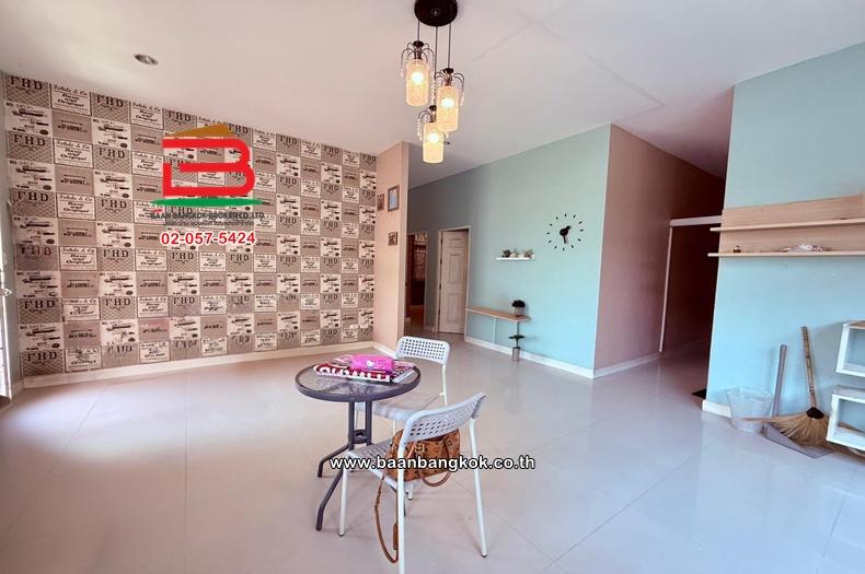 บ้านเดี่ยว เนื้อที่ 54 ตร.ว. หมู่บ้านบ้านธรรมชาติ 2 (ซอย 4) (ไทรม้า ซอย 11) ถนนรัตนาธิเบศร์ ตำบลไทรม้า อำเภอเมืองนนทบุรี นนทบุรี 7