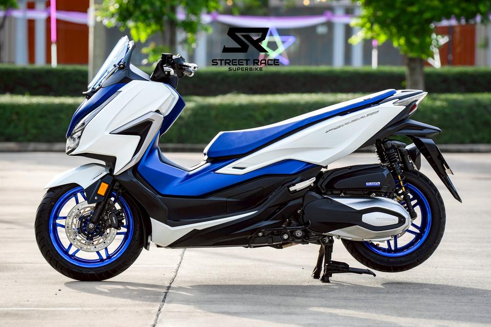 2021 Honda forza350 ปี 2021 สี ขาว-น้ำเงิน ลุคสะอาดตา เท่มีสไตล์ 9