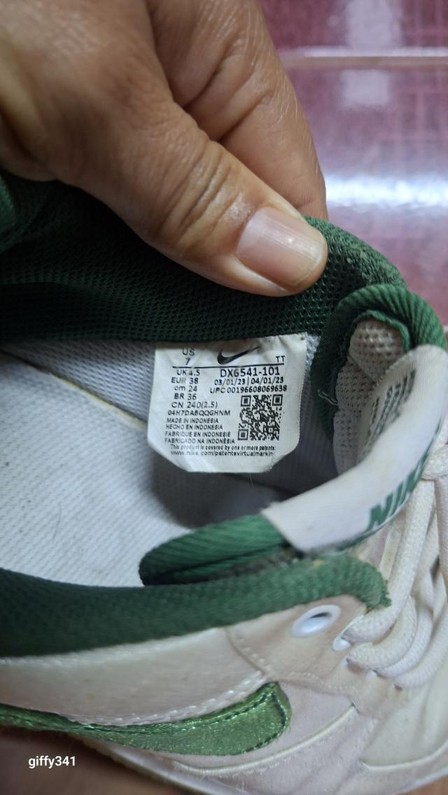 Nike Air Force 1 Low '07 Satin "White Pine Green" (DX6541-101) รูปย่อยที่ 3