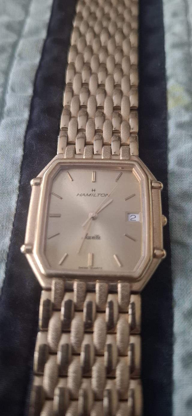 นาฬิกาวินเทจมือสองเป็นรุ่น Hamilton 9812 Registered Edition เครื่อง Swiss Quartz ETA 980.163 สภาพเดินดี พร้อมใช้งาน รูปที่ 3