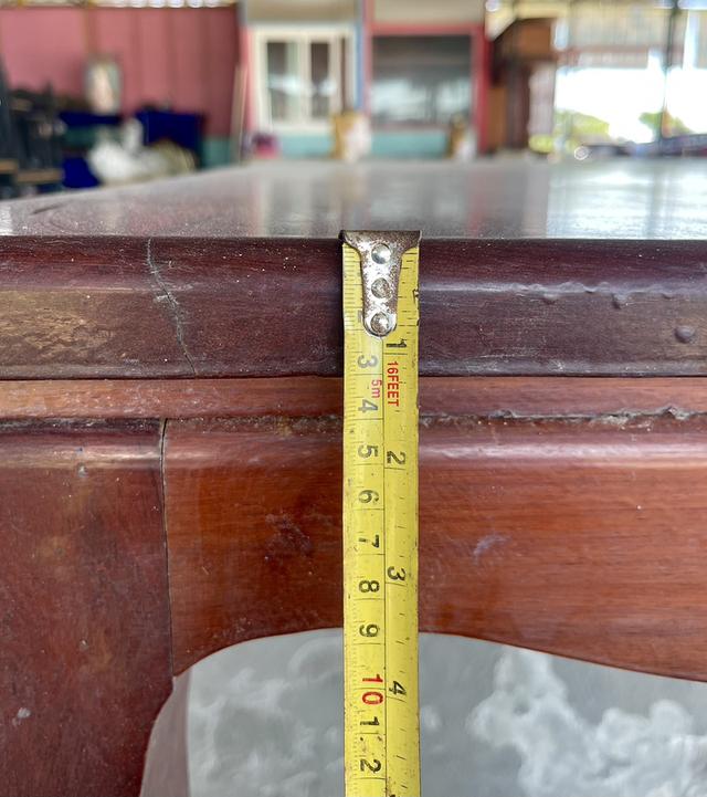 โต๊ะไม้ประดู่แผ่นเดียว ขนาดยาว150ซม โต๊ะทำงานไม้ประดู่ 8